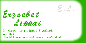 erzsebet lippai business card